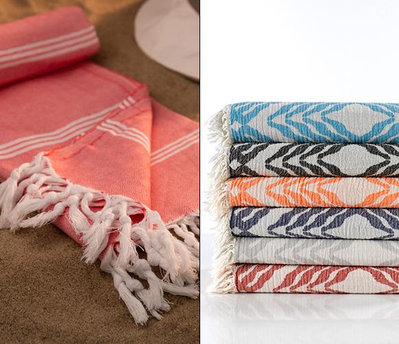 100% OEKO-TEX Certified Turkish Beach Towel Peshtemal, Soft Organic Ba –  Naturloom