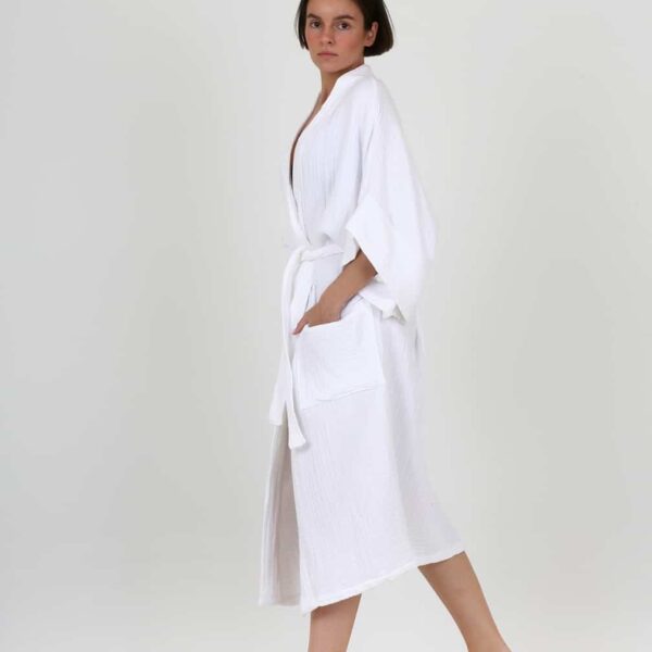 kimono-crinkle-multi-müslin-4-layer-bathrobe-white-beach-towel-linen-poncho-terry-muslin-adult-home-dress